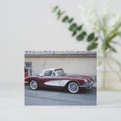 Carte Postale Chevrolet Corvette (Debout devant)