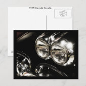 Carte Postale Chevrolet Corvette 1959 (Devant / Derrière)