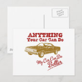 Carte Postale Chevrolet El Camino 1977 (Devant / Derrière)