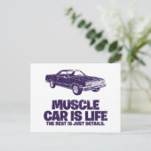 Carte Postale Chevrolet El Camino 1977 (Debout devant)