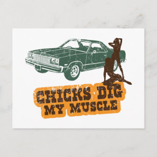 Carte Postale Chevrolet El Camino 1977