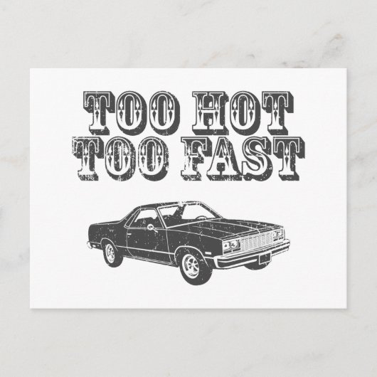 Carte Postale Chevrolet El Camino 1977 (Devant)