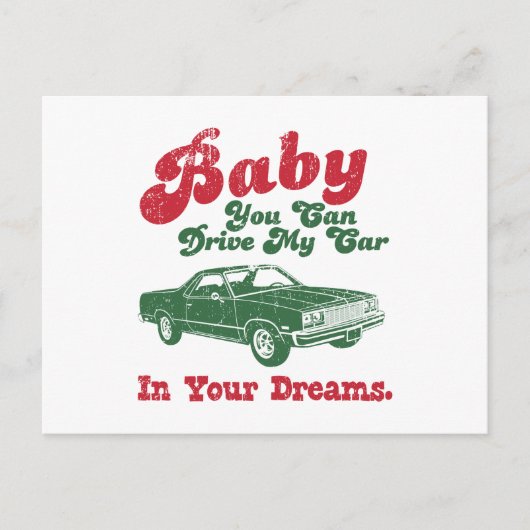 Carte Postale Chevrolet El Camino 1977 (Devant)