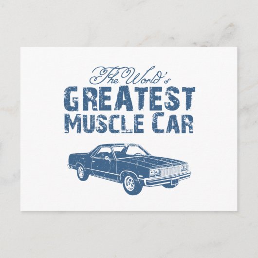 Carte Postale Chevrolet El Camino 1977 (Devant)