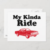 Carte Postale Chevrolet El Camino 1977 (Devant / Derrière)