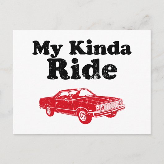 Carte Postale Chevrolet El Camino 1977 (Devant)