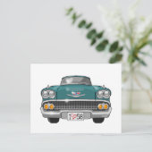 Carte Postale Chevrolet Impala 1958 (Debout devant)