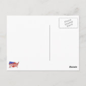 carte postale chevron des États-Unis (Dos)