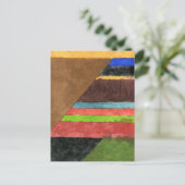 Carte postale "Chevrons" Abstract Design (Debout devant)