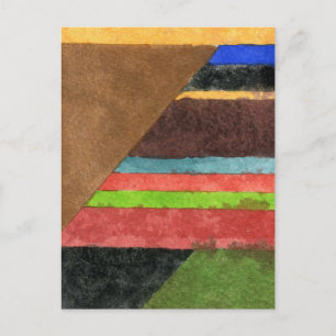 Carte postale "Chevrons" Abstract Design