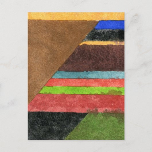 Carte postale "Chevrons" Abstract Design (Devant)