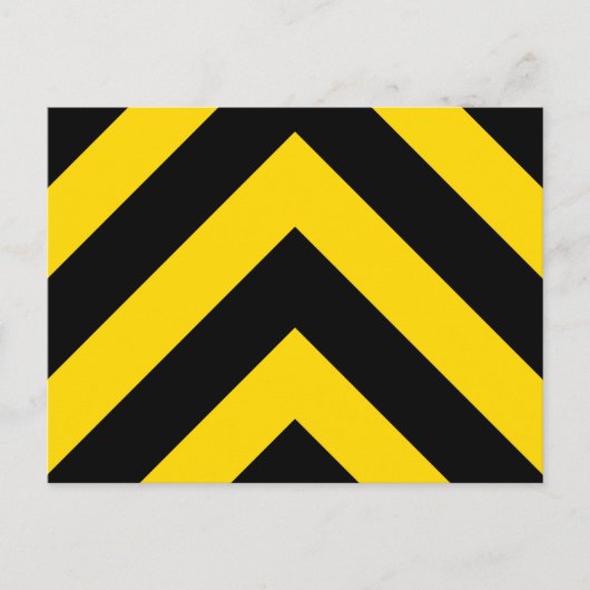 Carte Postale Chevrons audacieux de la route (Devant)