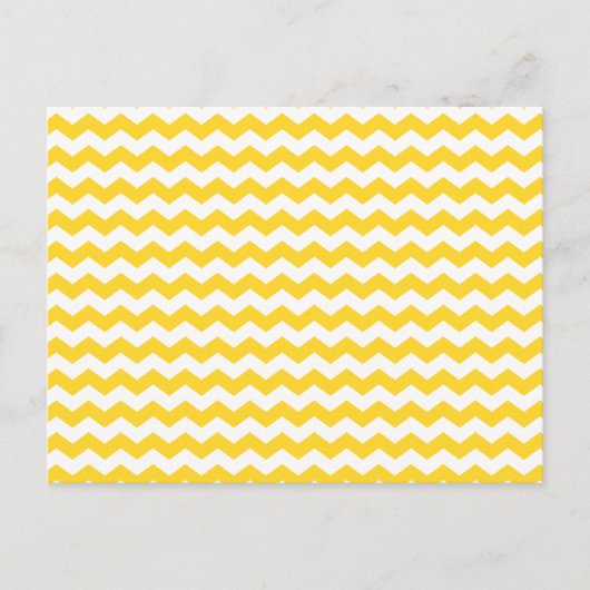 Carte Postale chevrons blancs jaunes (Devant)