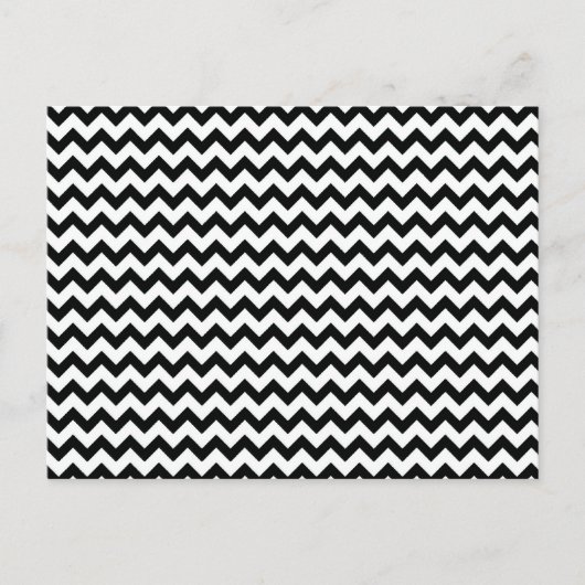 Carte Postale Chevrons blancs noirs (Devant)