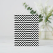Carte Postale Chevrons Noir Blanc (Debout devant)