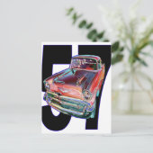 Carte Postale Chevy 1957 (Debout devant)