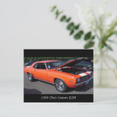 Carte Postale Chevy Camaro Z 1969/28 (Debout devant)