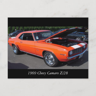 Carte Postale Chevy Camaro Z 1969/28