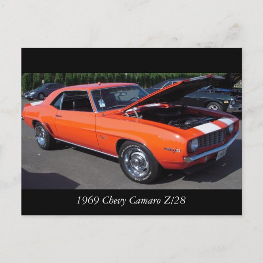 Carte Postale Chevy Camaro Z 1969/28 (Devant)