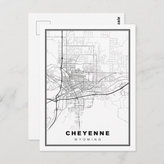 Carte Postale Cheyenne (Devant / Derrière)