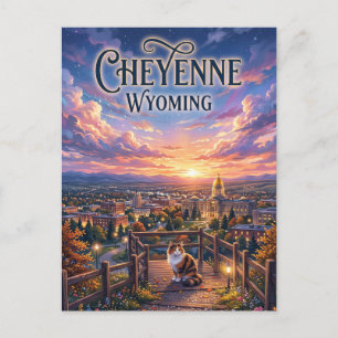 Carte Postale Cheyenne États-Unis