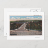 Carte Postale Cheyenne, WY - Viaduc et sortie principale pour mo (Devant / Derrière)