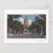 Carte Postale Cheyenne, WY - Vue du Capitole de l'Etat et de Dri (Devant)