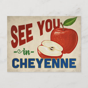Carte Postale Cheyenne Wyoming Apple - Vintage voyage