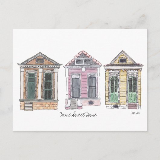 Carte Postale Chez Soi Douillet (Devant)