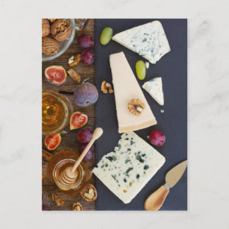Carte Postale Chheese plate