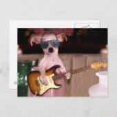 Carte Postale Chi Chi le joueur de guitare (Devant / Derrière)
