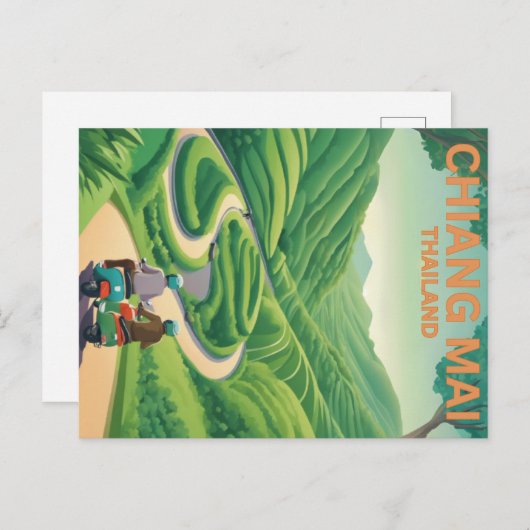 Carte postale Chiang Mai (Devant / Derrière)