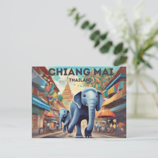 Carte postale Chiang Mai (Debout devant)