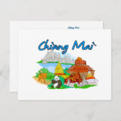 Carte Postale Chiang Mai - Thaïlande.png (Devant / Derrière)