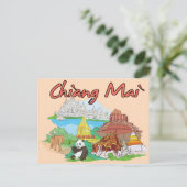 Carte Postale Chiang Mai, Thaïlande Voyage célèbre (Debout devant)