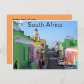 Carte Postale Chiappini Street Bo Kaap Cap Afrique du Sud Afriqu (Devant / Derrière)