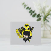 Carte Postale Chibi Batman Évolue La Ville (Debout devant)