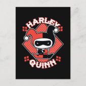 Carte Postale Chibi Harley Quinn Splits (Devant)