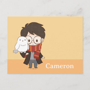 Carte Postale Chibi HARRY POTTER™ & Hedwig