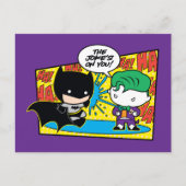 Carte Postale Chibi Joker Pranking Chibi Batman (Devant)