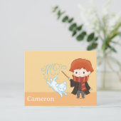 Carte Postale Chibi Ron Weasley Patronus (Debout devant)