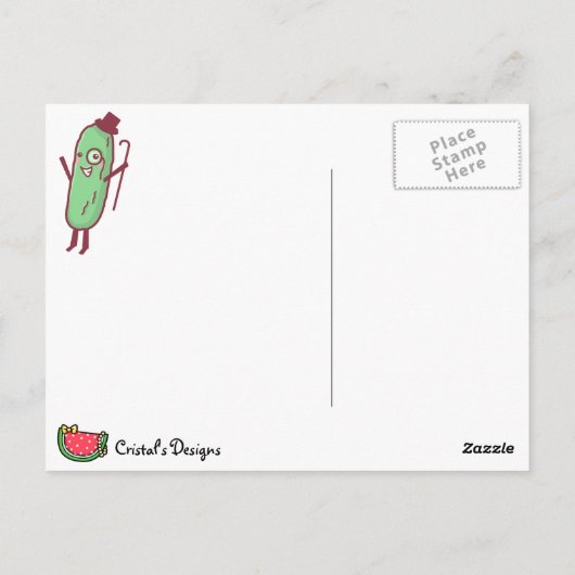 Carte postale chic (Dos)