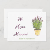 Carte Postale Chic Changement d'adresse | Faire-part de déplacem (Devant / Derrière)