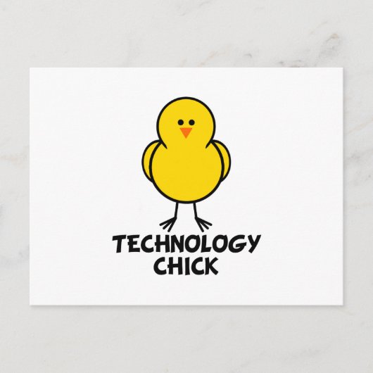 Carte Postale Chic de technologie (Devant)