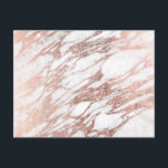 Carte Postale Chic Elegant blanc et Rose or marbre Motif<br><div class="desc">Ce motif en marbre d'or blanc et faux imprimé rose est chic et élégant,  parfait pour une femme branchée et élégante. Son design glamour et swanky est parfait pour de nombreux cadeaux et occasions. Profitez de cette belle et populaire impression pour votre prochain achat!</div>