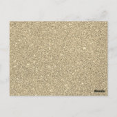 Carte Postale Chic Elegant Fabulous 50e anniversaire (Dos)