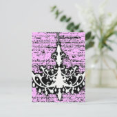 Carte Postale Chic élégant lustre (Debout devant)