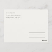 Carte Postale Chic Festive Winter Front Door We have Moved (Dos)