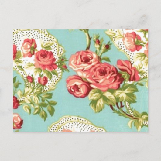 Carte Postale   Chic Floral (Devant)