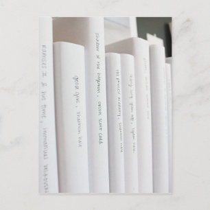 Carte Postale chic hardcover witwhite